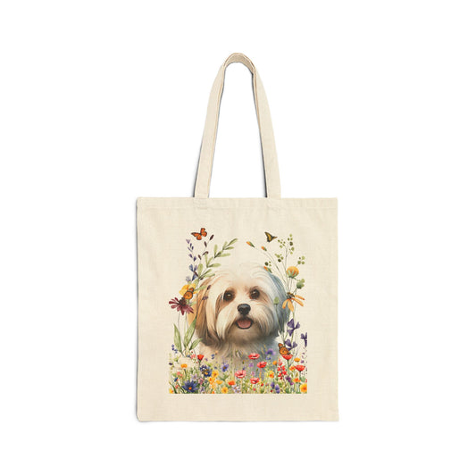 Havanese Canvas Tote Bag