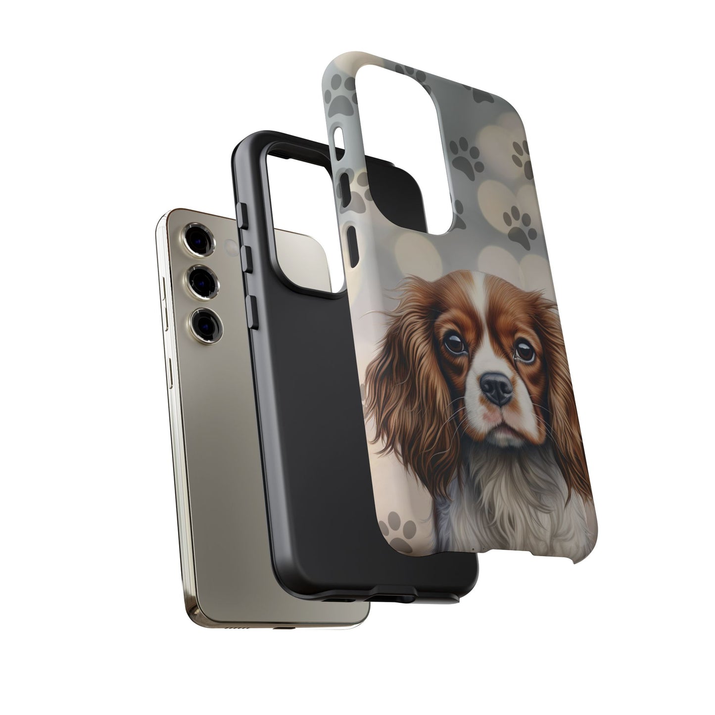 Cavalier King Charles Spaniel phone case by Tough Cases (Apple iPhone, Samsung Galaxy, and Google Pixel)