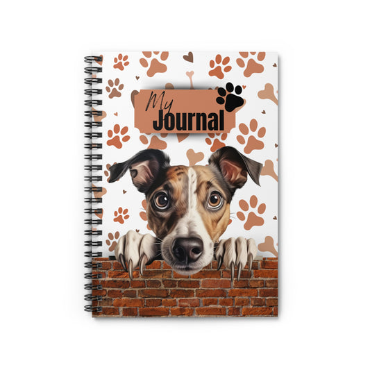 Greyhound Spiral Notebook - Ruled Line