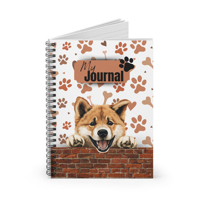 Akita Spiral Notebook - Ruled Line