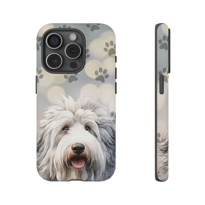 Old English Sheepdog by Tough Cases (Apple iPhone, Samsung Galaxy, and Google Pixel devices)