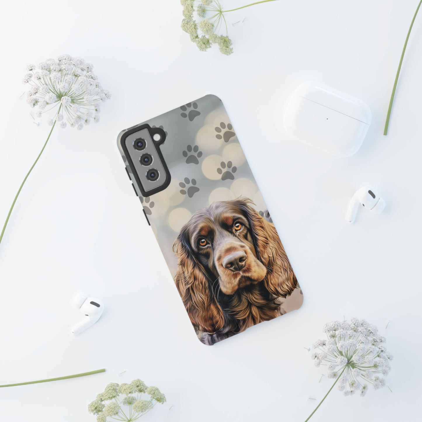 English Cocker Spaniel Phone Case by Tough Cases (Apple iPhone, Samsung Galaxy, and Google Pixel)