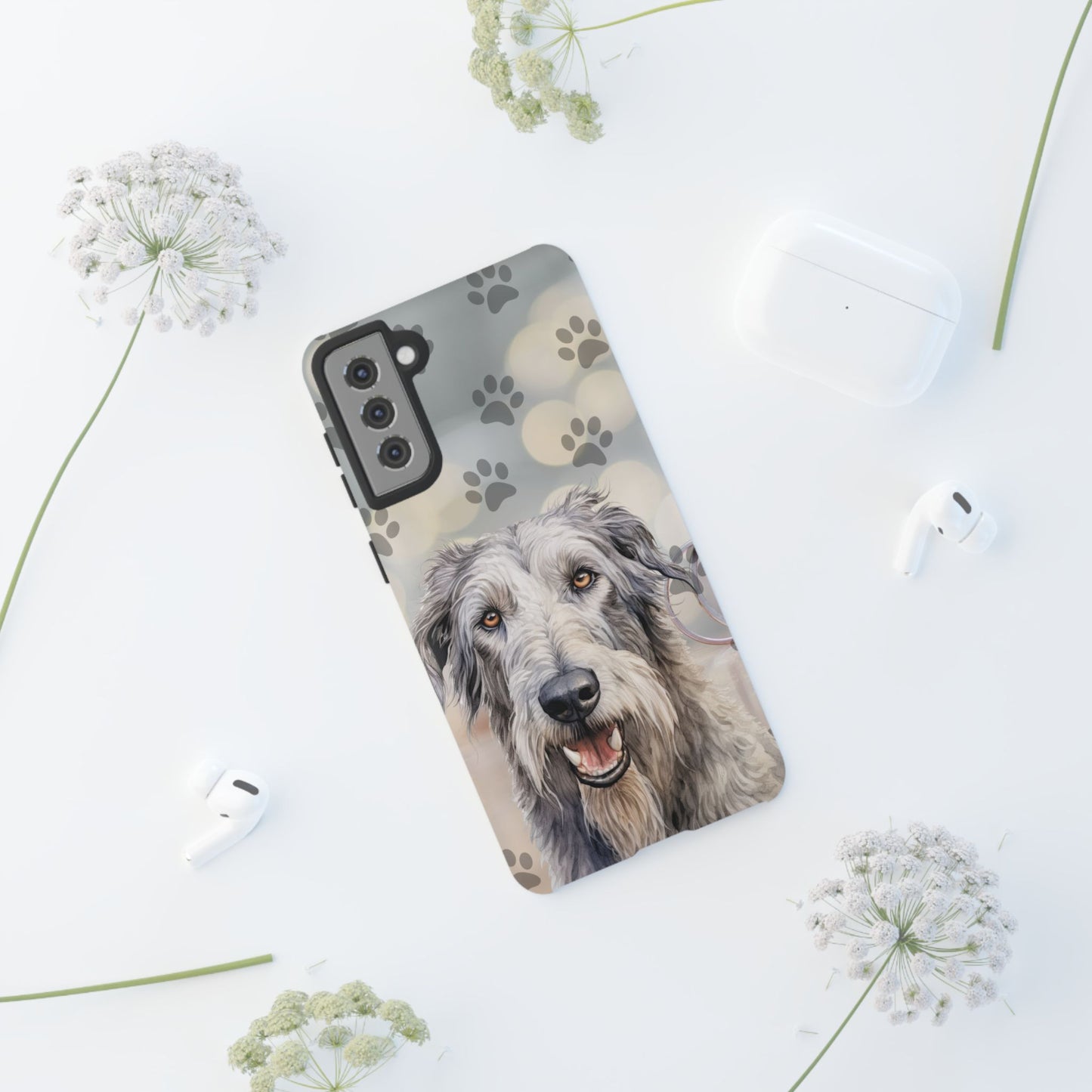 Irish Wolfhound Phone Case by Tough Cases (Apple iPhone, Samsung Galaxy, and Google Pixel)