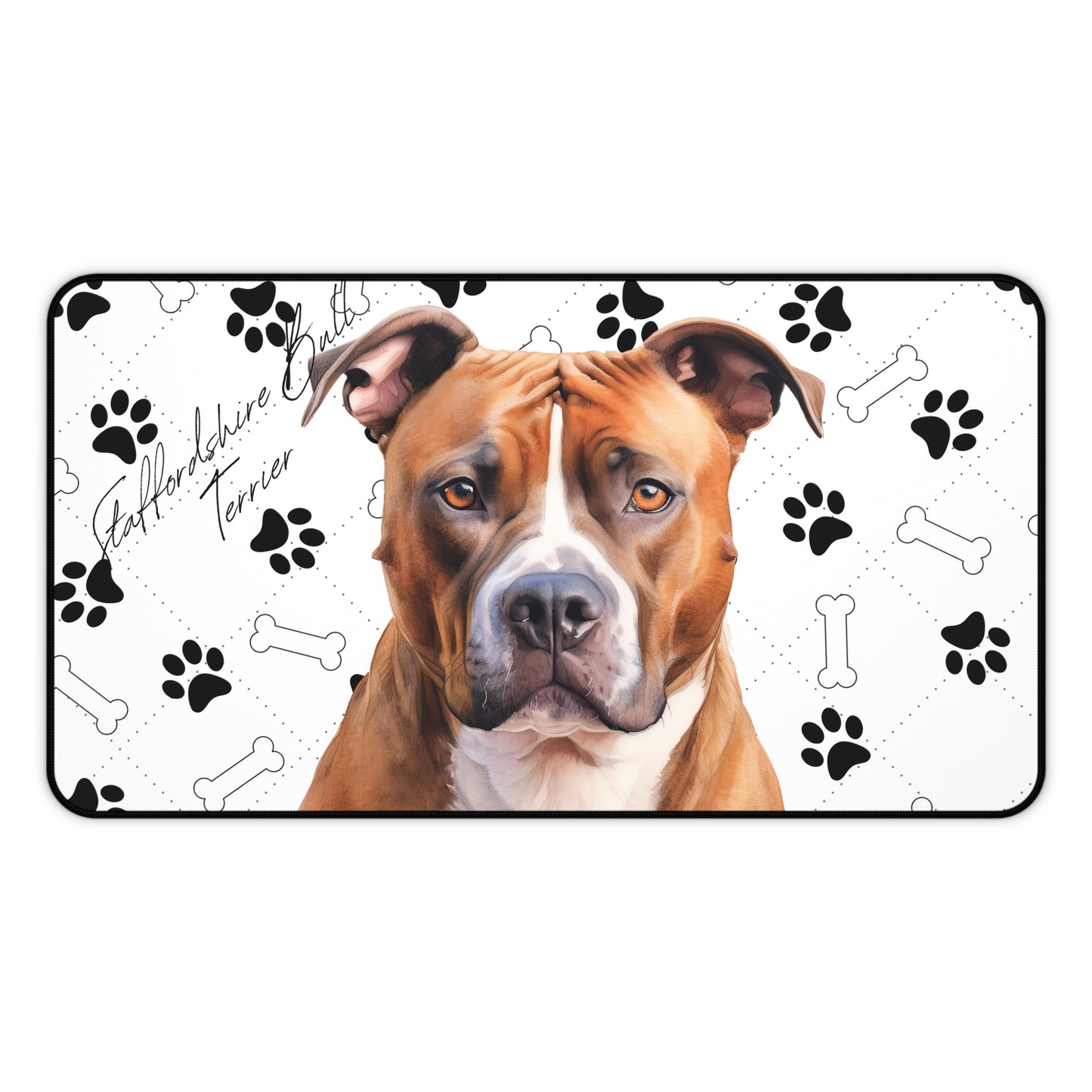 Staffordshire Bull Terrier Desk Mat