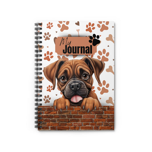 Boxer Spiral Notebook - Ruled Line