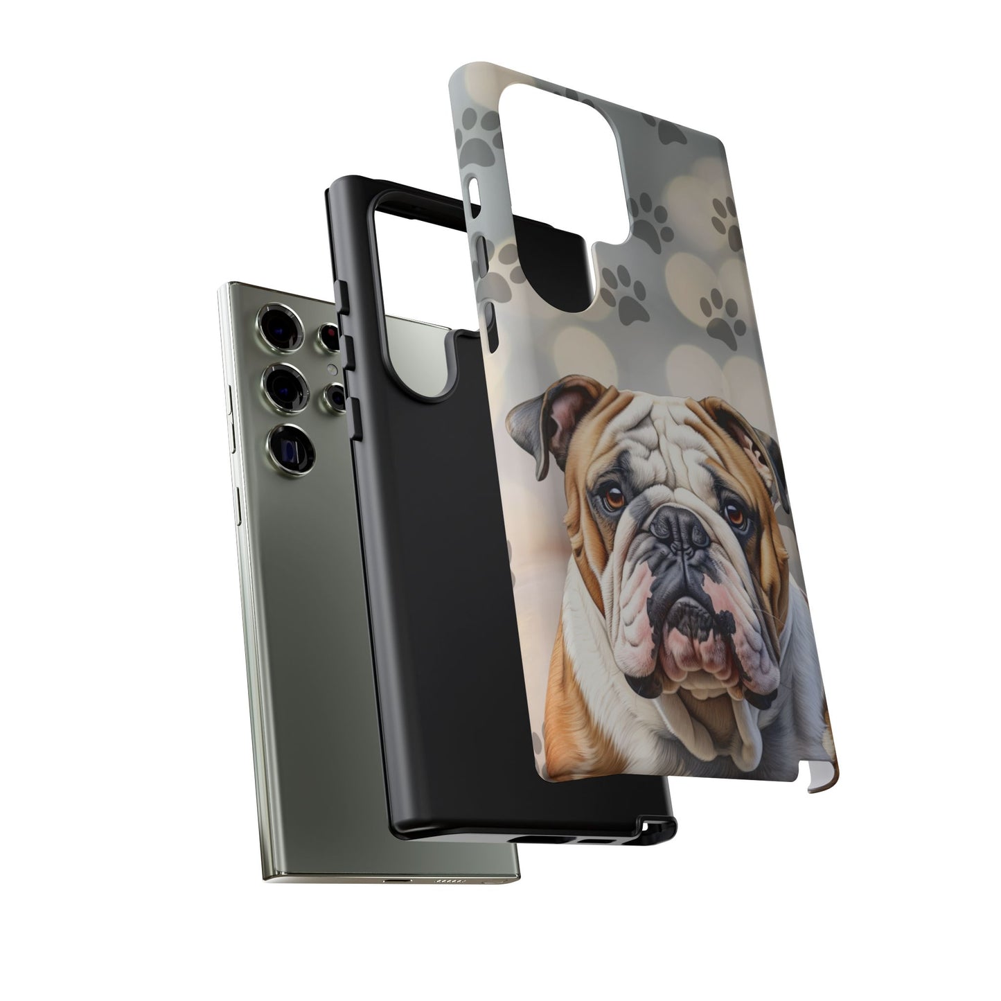 Bull Dog Phone Case by Tough Cases (Apple iPhone, Samsung Galaxy, and Google Pixel)