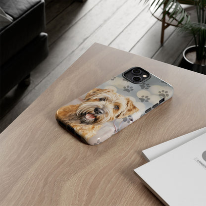 Self-Coated Wheaten Terrier by Tough Cases (Apple iPhone, Samsung Galaxy, and Google Pixel)