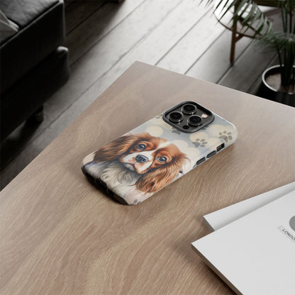Cavalier King Charles Spaniel phone case by Tough Cases (Apple iPhone, Samsung Galaxy, and Google Pixel)