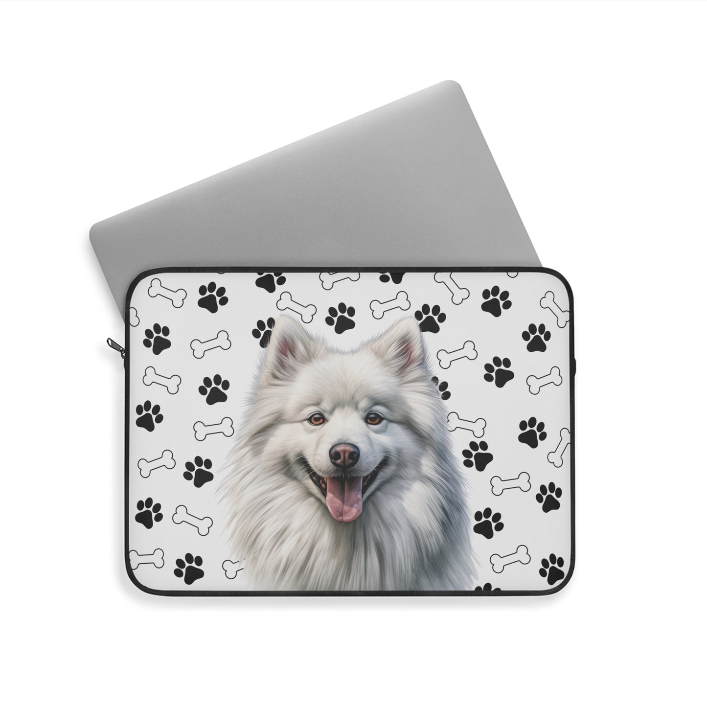 American Eskimo Laptop Sleeve