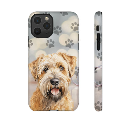 Self-Coated Wheaten Terrier by Tough Cases (Apple iPhone, Samsung Galaxy, and Google Pixel)