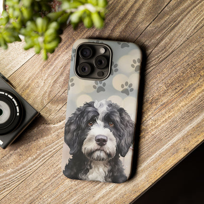 Portuguese Water Dog by Tough Cases (Apple iPhone, Samsung Galaxy, and Google Pixel)