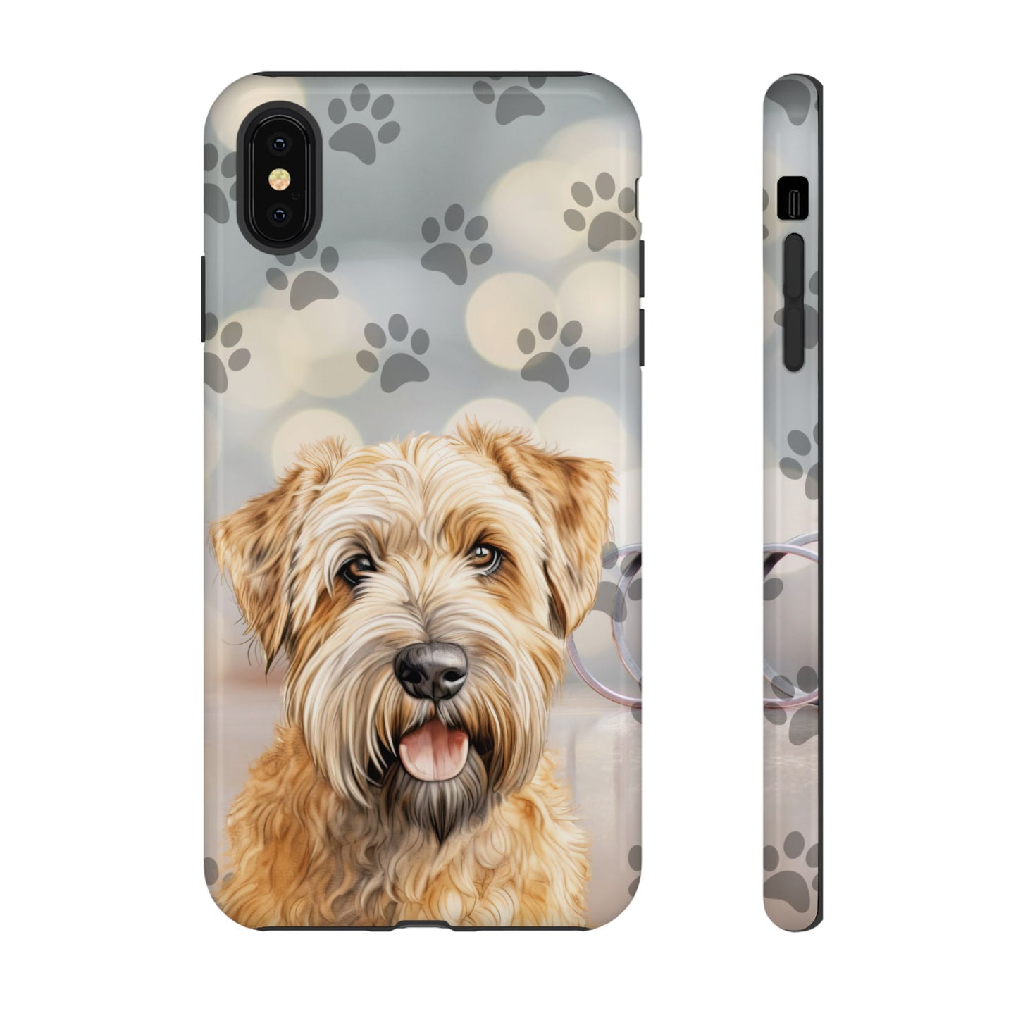 Self-Coated Wheaten Terrier by Tough Cases (Apple iPhone, Samsung Galaxy, and Google Pixel)