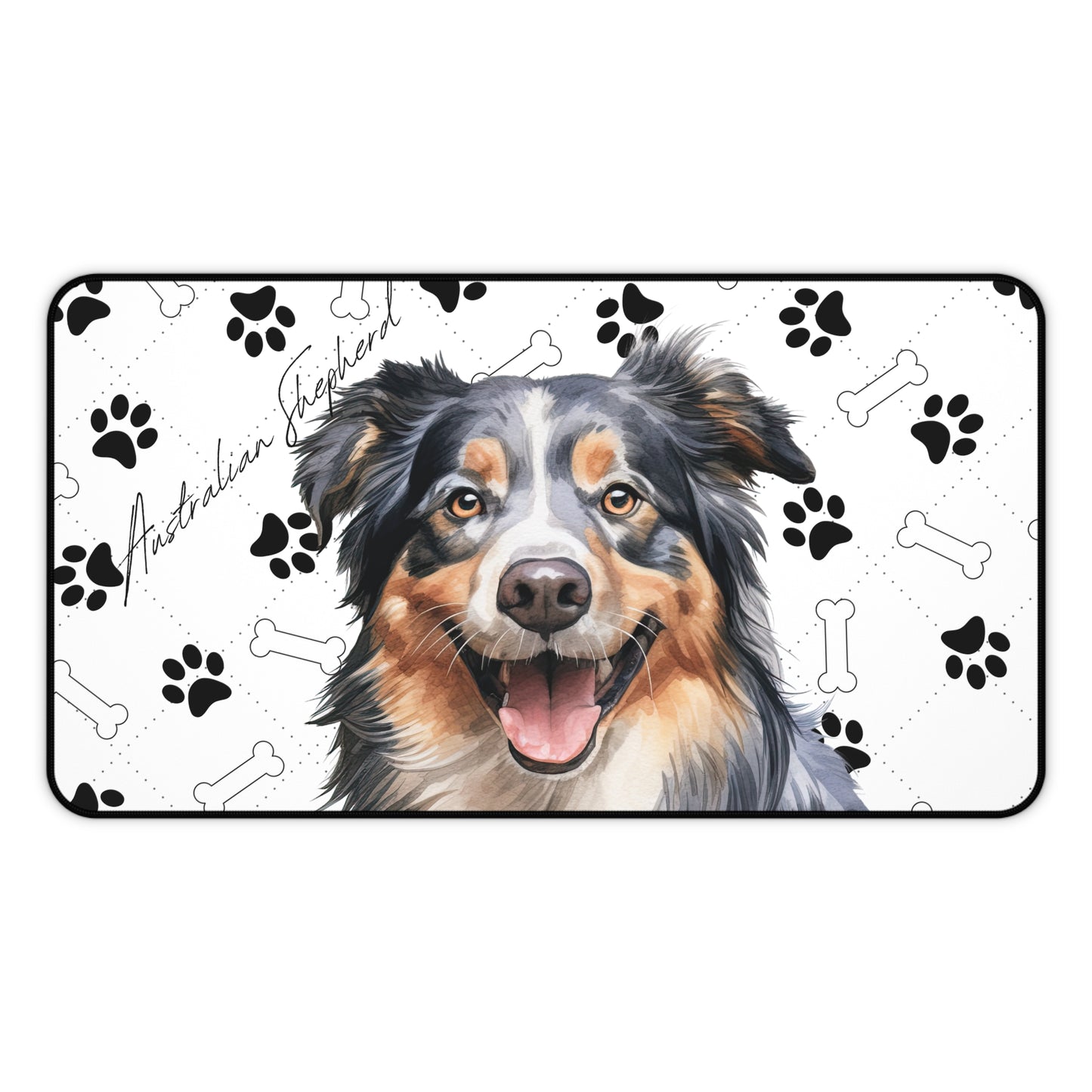 Australian Shepherd Desk Mat