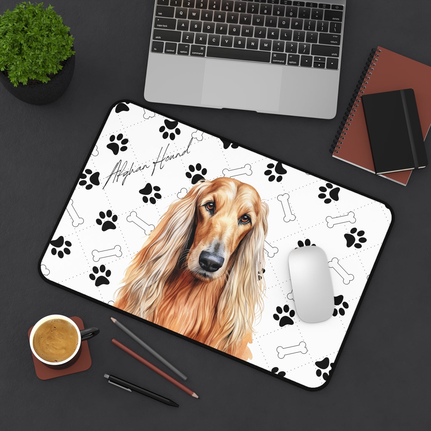 Afghan Hound Desk Mat