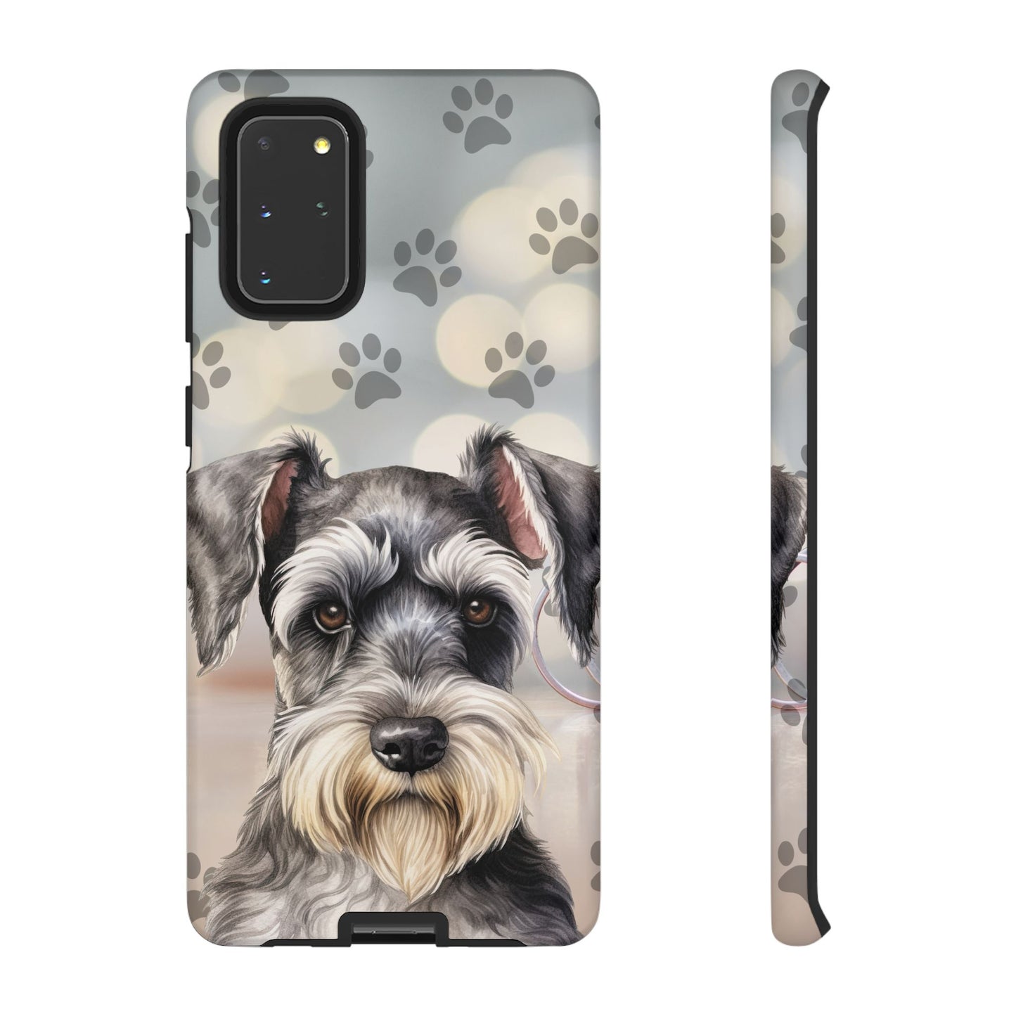 Miniature Schnauzer by Tough Cases (Apple iPhone, Samsung Galaxy, and Google Pixel)