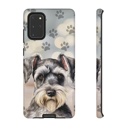Miniature Schnauzer by Tough Cases (Apple iPhone, Samsung Galaxy, and Google Pixel)