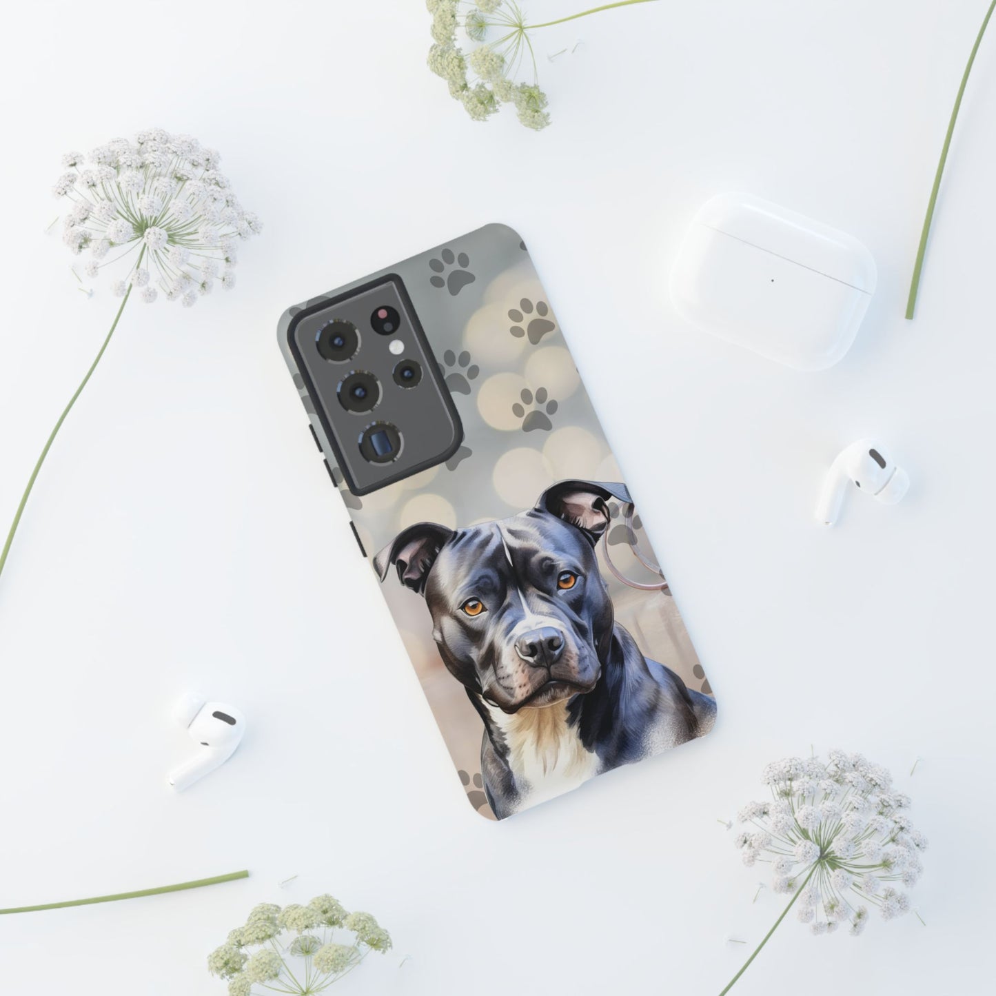 Staffordshire Bull Terrier by Tough Cases (Apple iPhone, Samsung Galaxy, and Google Pixel)