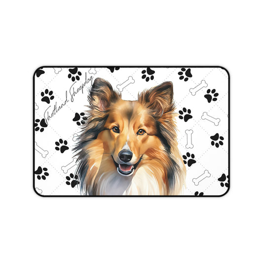 Shetland Sheepdog Desk Mat