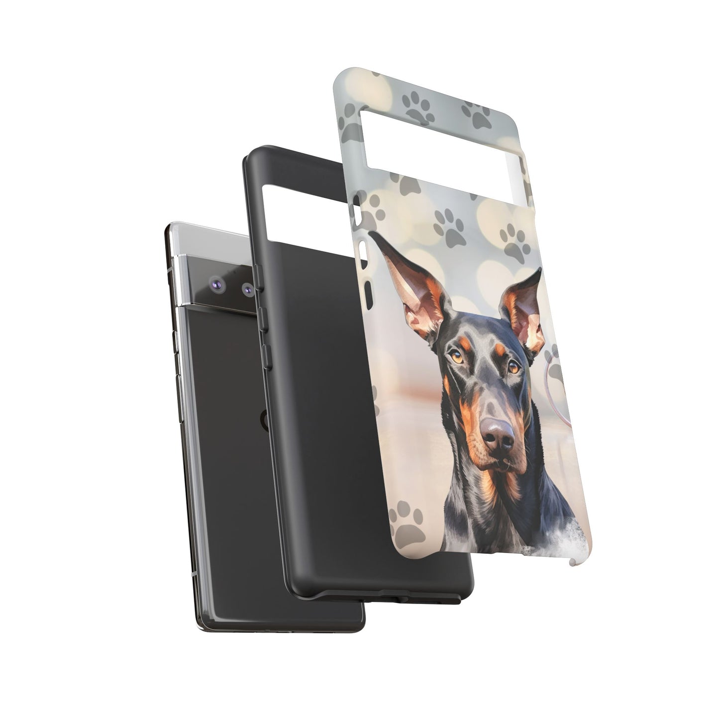 Doberman Phone Case by Tough Cases (Apple iPhone, Samsung Galaxy, and Google Pixel)