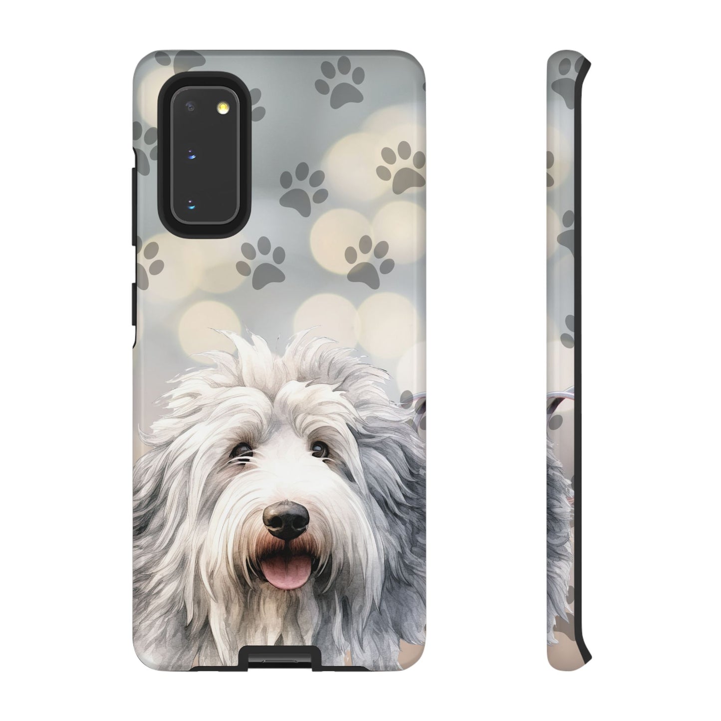 Old English Sheepdog by Tough Cases (Apple iPhone, Samsung Galaxy, and Google Pixel devices)