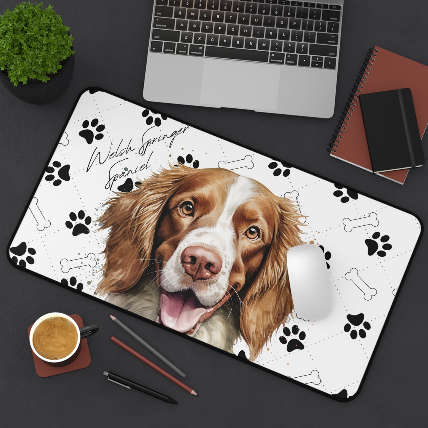 Welsh Springer Spaniel Desk Mat
