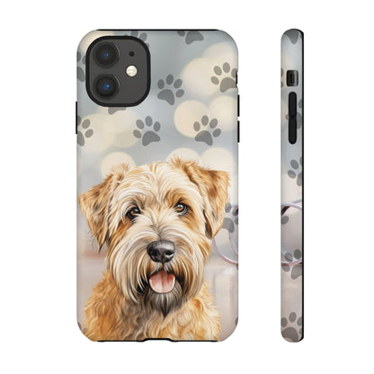 Self-Coated Wheaten Terrier by Tough Cases (Apple iPhone, Samsung Galaxy, and Google Pixel)