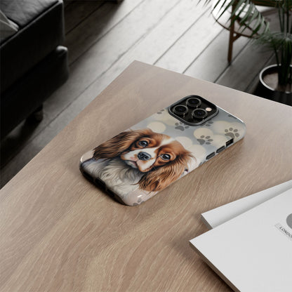 Cavalier King Charles Spaniel phone case by Tough Cases (Apple iPhone, Samsung Galaxy, and Google Pixel)