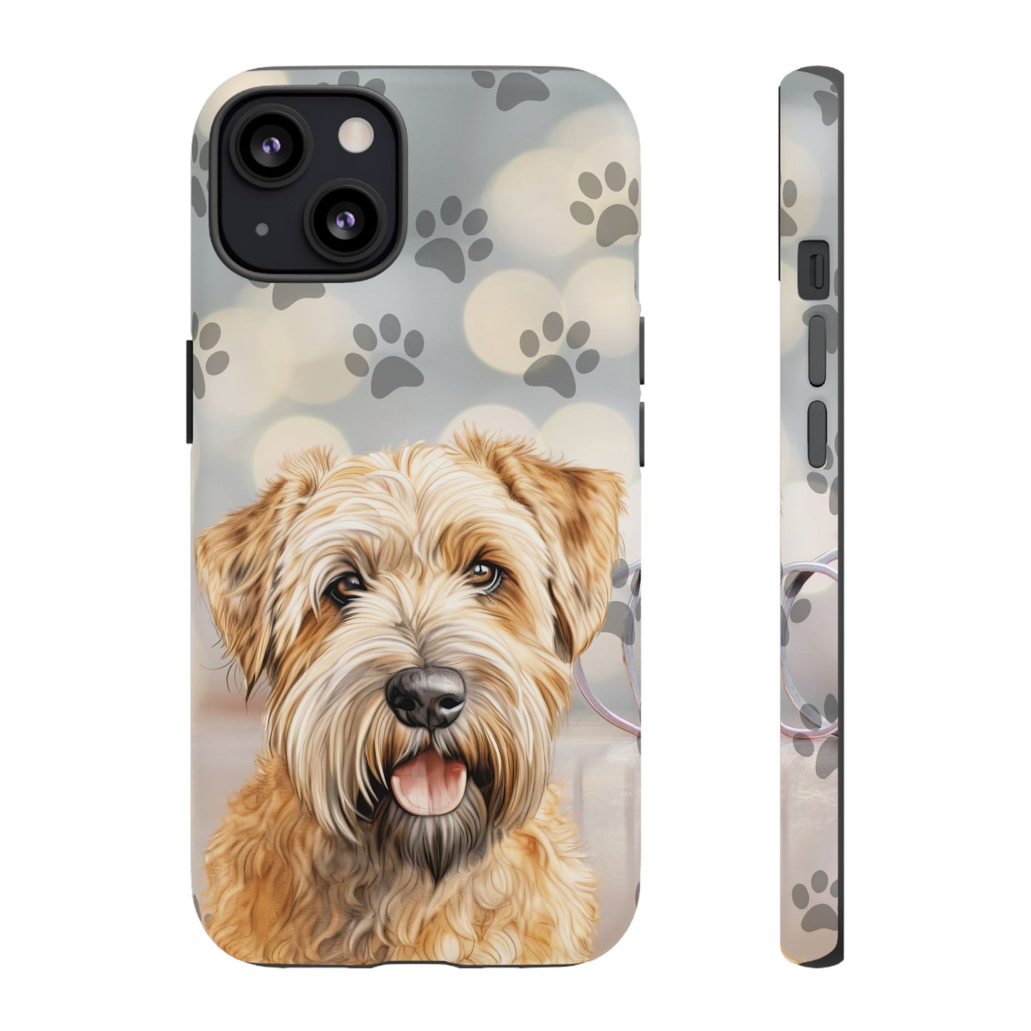 Self-Coated Wheaten Terrier by Tough Cases (Apple iPhone, Samsung Galaxy, and Google Pixel)