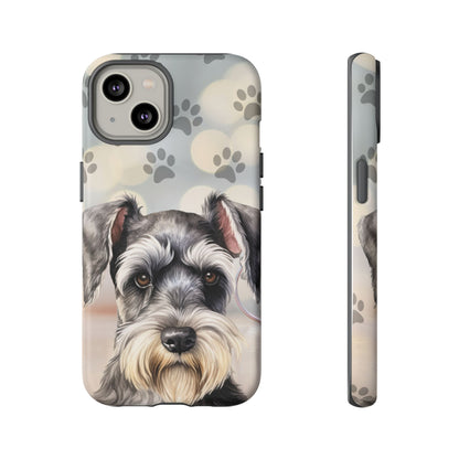 Miniature Schnauzer by Tough Cases (Apple iPhone, Samsung Galaxy, and Google Pixel)