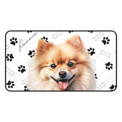 Pomeranian Desk Mat