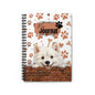 American Eskimo Spiral Notebook - Ruled Line