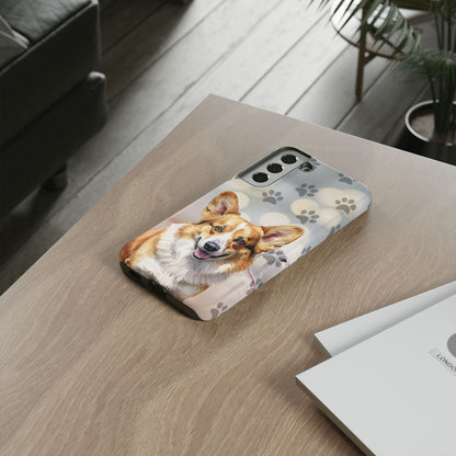 Pembroke Welsh Dog by Tough Cases (Apple iPhone, Samsung Galaxy, and Google Pixel)