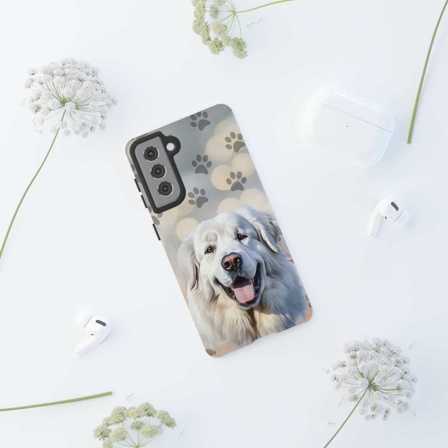Great Pyrenees Phone Case by Tough Cases (Apple iPhone, Samsung Galaxy, and Google Pixel )
