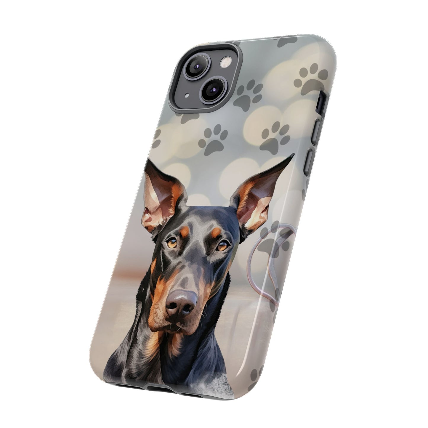 Doberman Phone Case by Tough Cases (Apple iPhone, Samsung Galaxy, and Google Pixel)