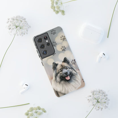 Keeshond Phone Case by Tough Cases ( Apple iPhone, Samsung Galaxy, and Google Pixel)