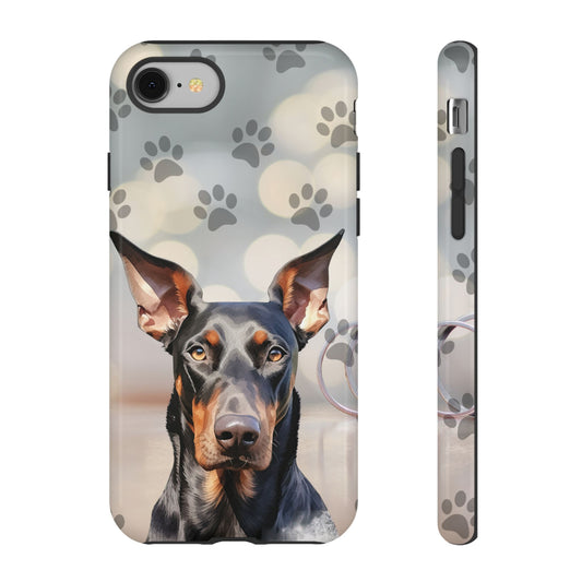 Doberman Phone Case by Tough Cases (Apple iPhone, Samsung Galaxy, and Google Pixel)