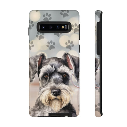 Miniature Schnauzer by Tough Cases (Apple iPhone, Samsung Galaxy, and Google Pixel)