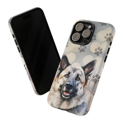 Norwegian Elkhound by Tough Cases (Apple iPhone, Samsung Galaxy, and Google Pixel)