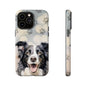 Border Collie Phone Case by Tough Cases (Apple iPhone, Samsung Galaxy, and Google Pixel)