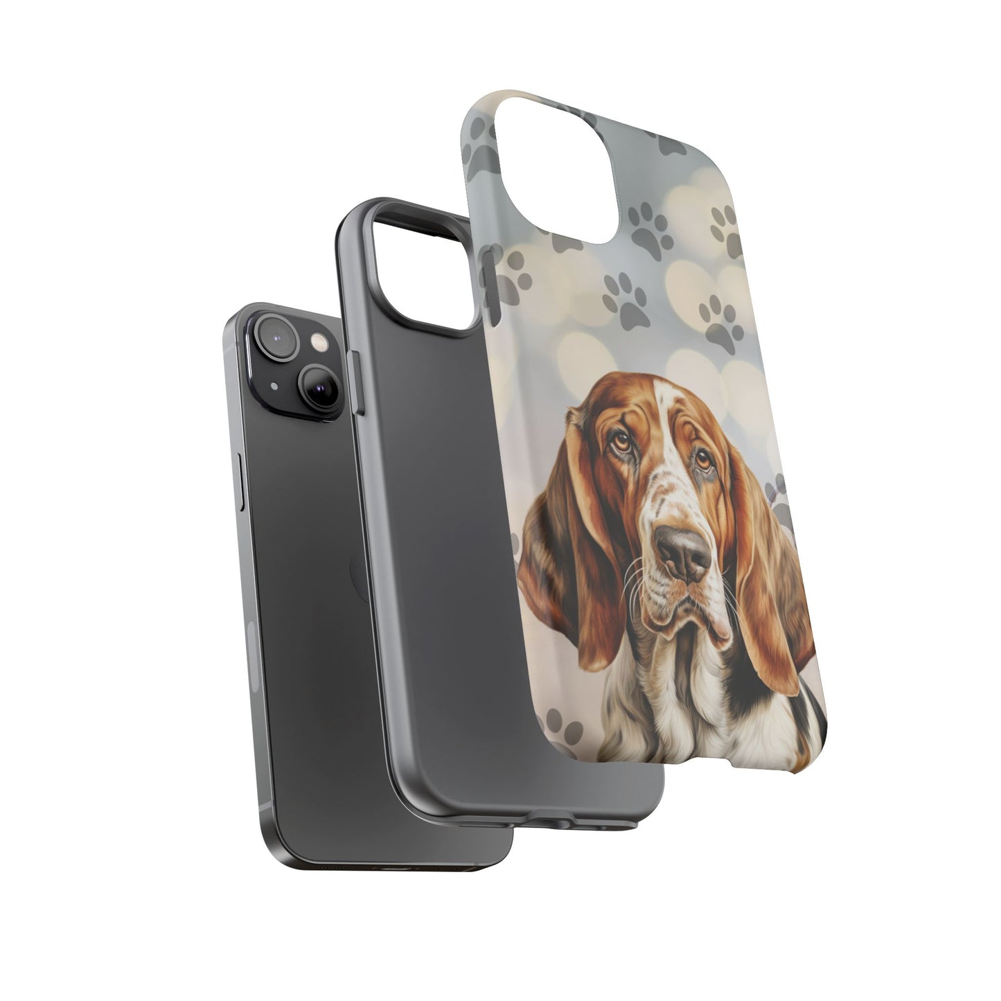 Basset Hound Phone Case by Tough Cases (Apple iPhone, Samsung Galaxy, and Google Pixel)
