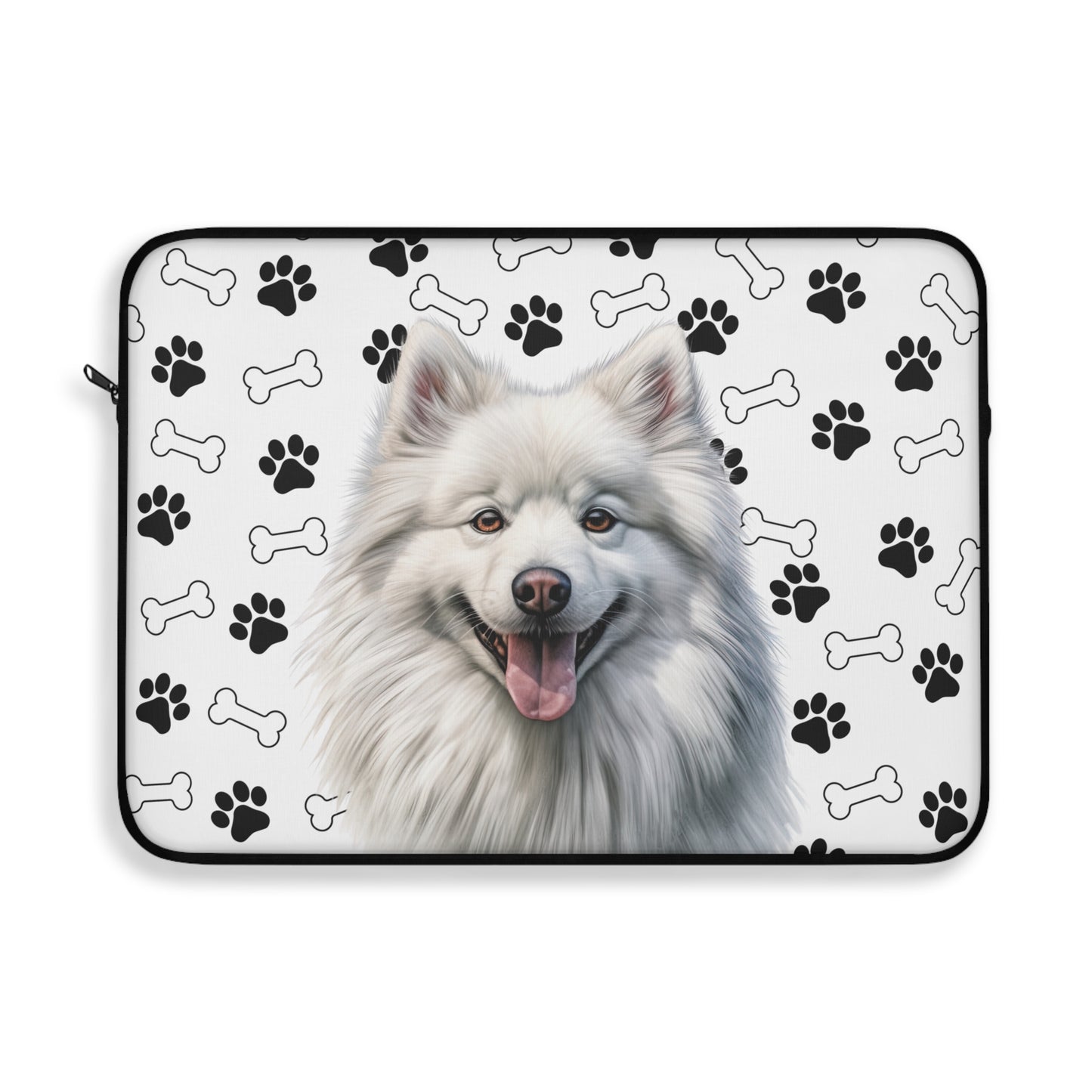 American Eskimo Laptop Sleeve
