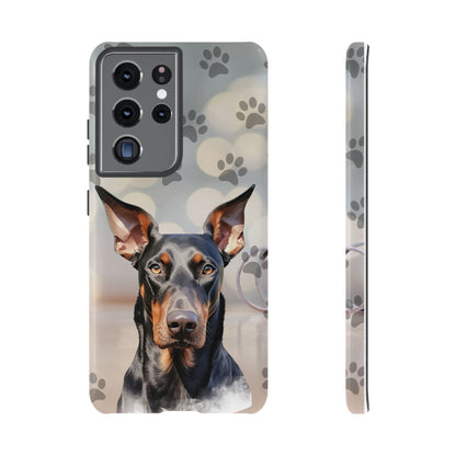 Doberman Phone Case by Tough Cases (Apple iPhone, Samsung Galaxy, and Google Pixel)