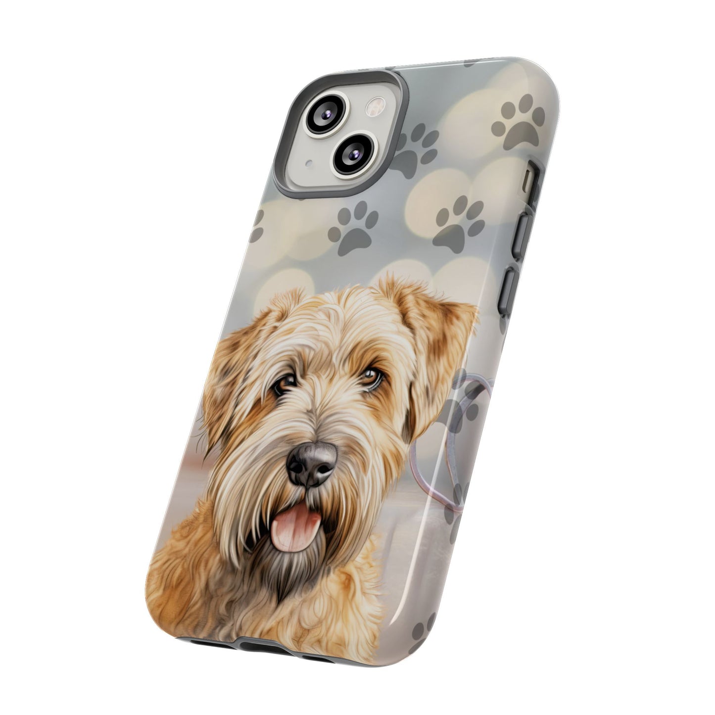Self-Coated Wheaten Terrier by Tough Cases (Apple iPhone, Samsung Galaxy, and Google Pixel)