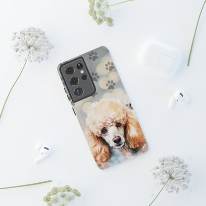 Poodle Phone Case by Tough Cases (Apple iPhone, Samsung Galaxy, and Google Pixel )