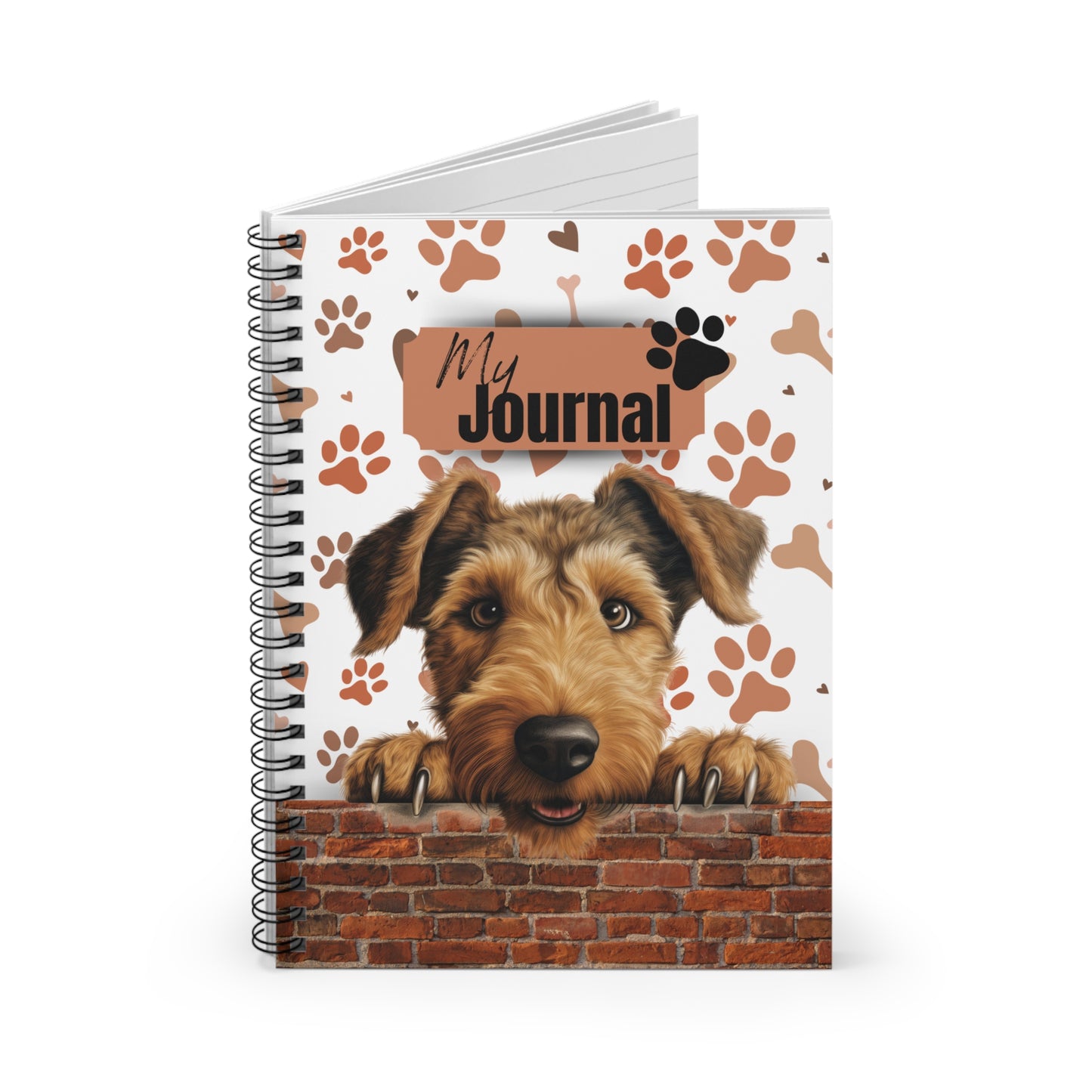 Welsh Terrier Spiral Notebook - Ruled Line