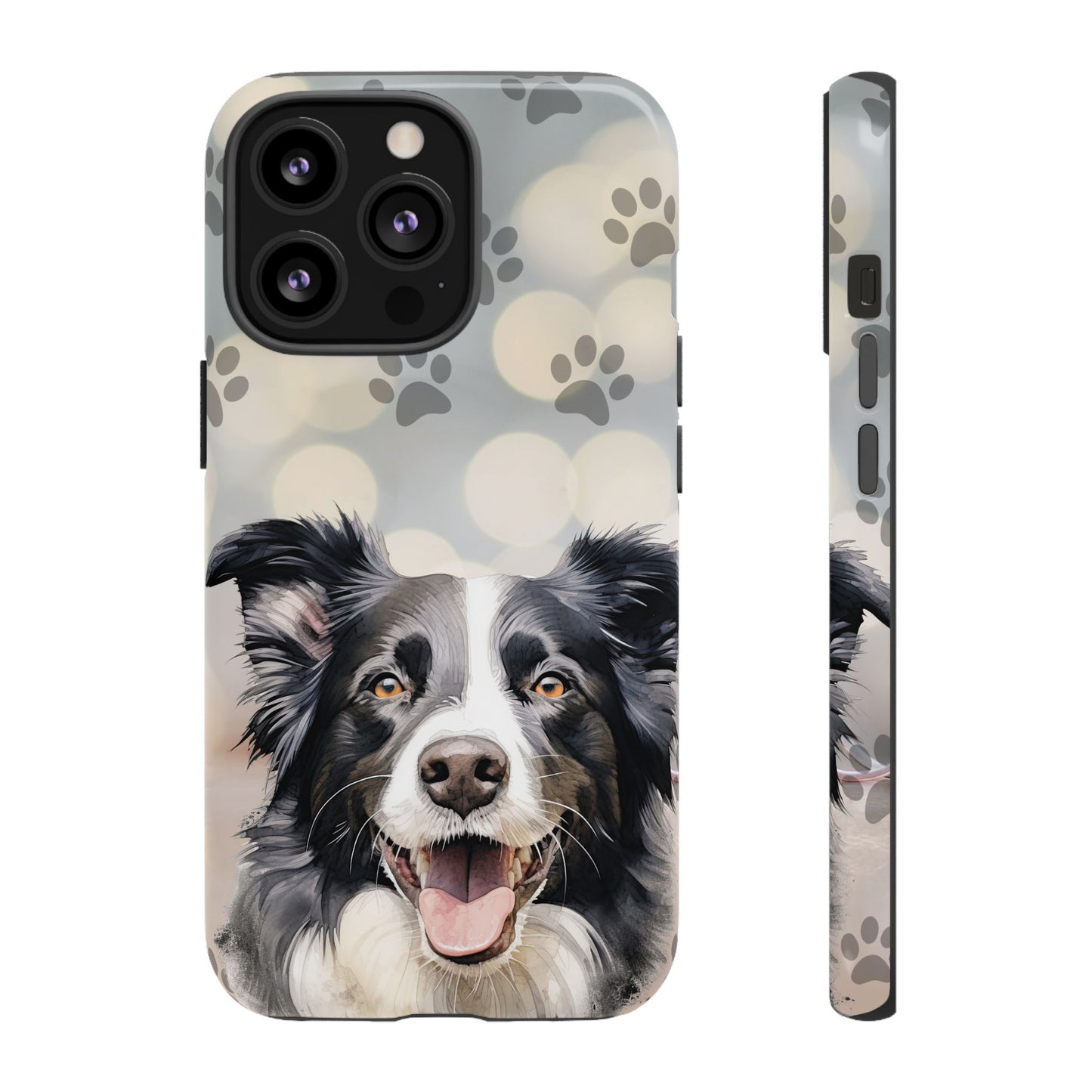 Border Collie Phone Case by Tough Cases (Apple iPhone, Samsung Galaxy, and Google Pixel)
