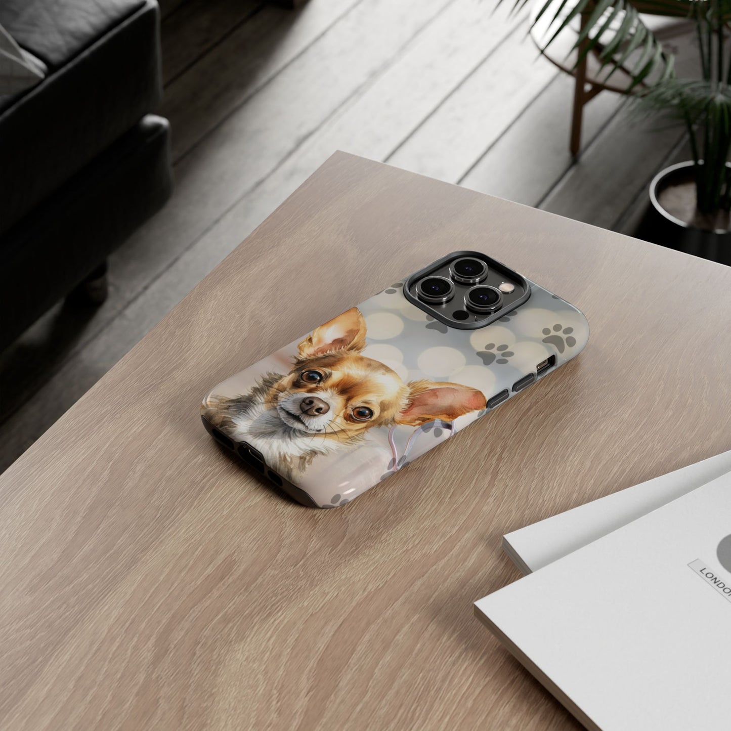 Chihuahua phone case by Tough Cases (Apple iPhone, Samsung Galaxy, and Google Pixel)