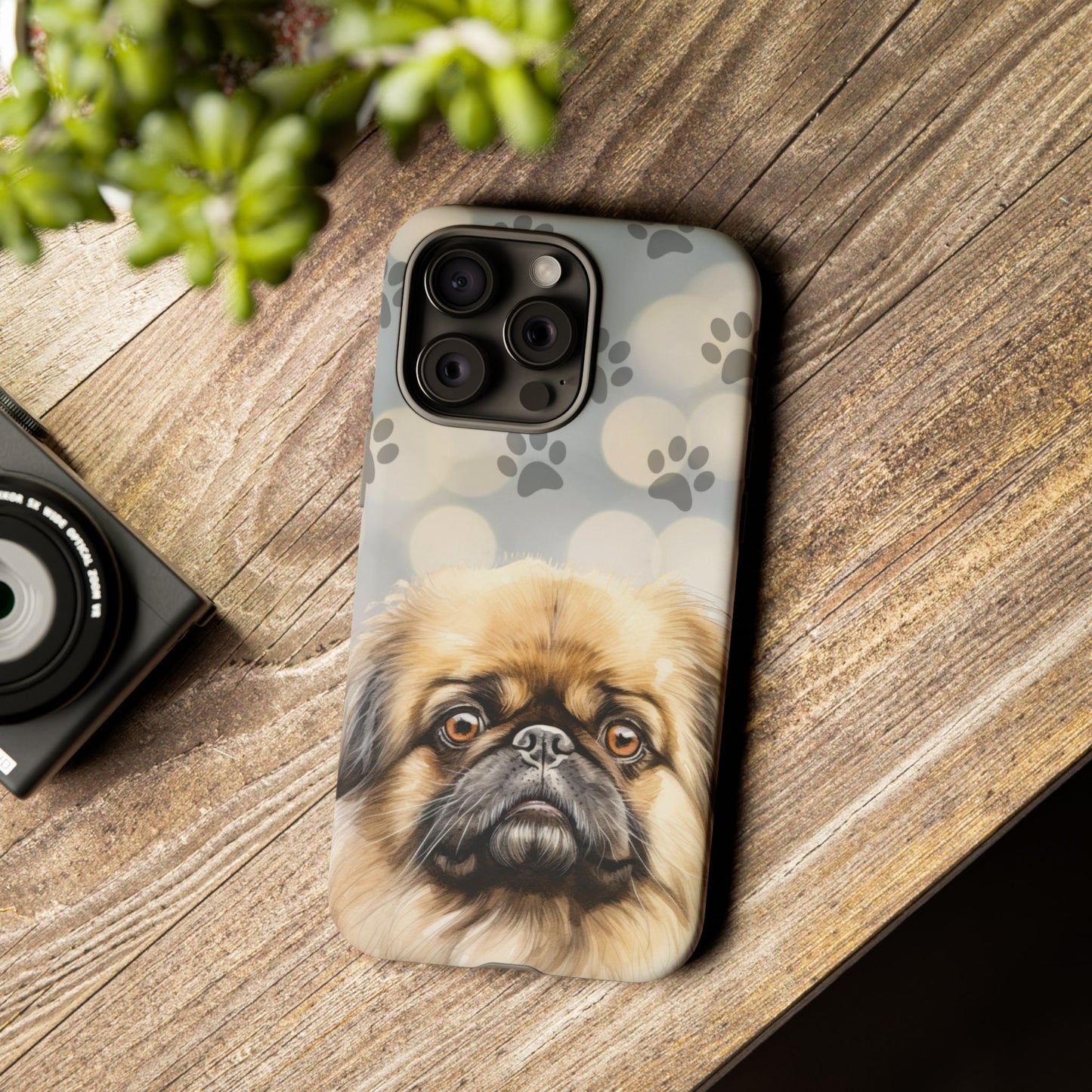 Pekingese by Tough Cases (Apple iPhone, Samsung Galaxy, and Google Pixel devices)