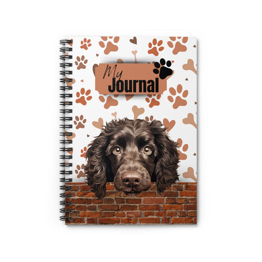 American Water Spaniel Spiral Notebook - Ruled Line