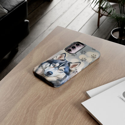 Siberian Husky Phone Cases by Tough Cases (Apple iPhone, Samsung Galaxy, and Google Pixel)